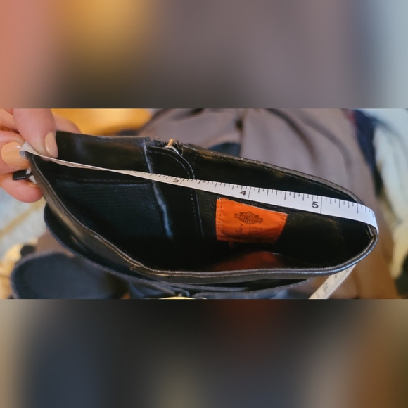 Women's Harley-Davidson "Mikayla"leather boots Strappy Stiletto Sz 7US 6UK 35EUR - Picture 14 of 15